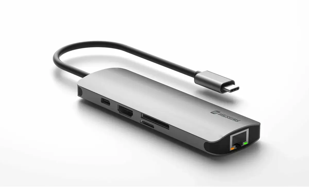 USB‑C хаб SWISSTEN 8‑в‑1 SW‑USBC‑8IN1 Photo 3