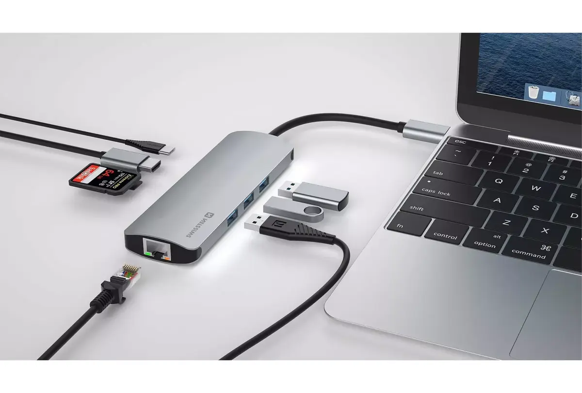 USB‑C хаб SWISSTEN 8‑в‑1 SW‑USBC‑8IN1 Photo 4