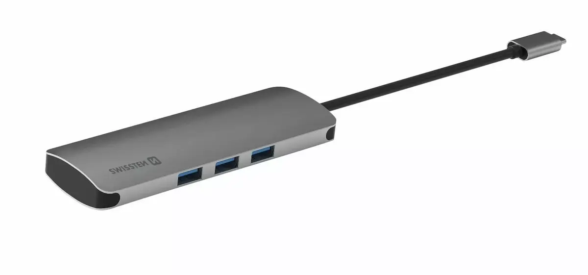 SWISSTEN SW-USBC-6IN1 USB-C хаб Photo 2