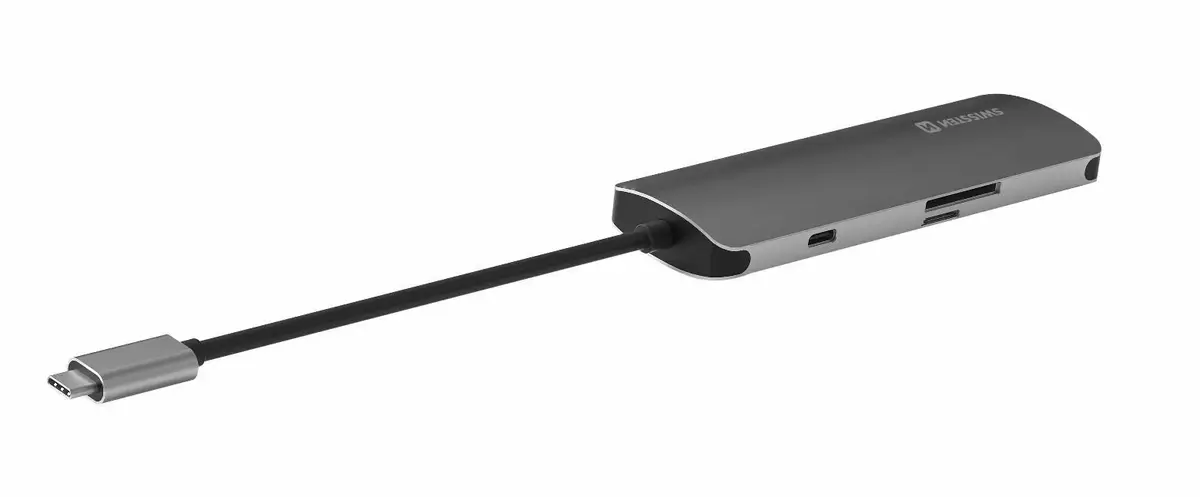 SWISSTEN SW-USBC-6IN1 USB-C хаб Photo 3
