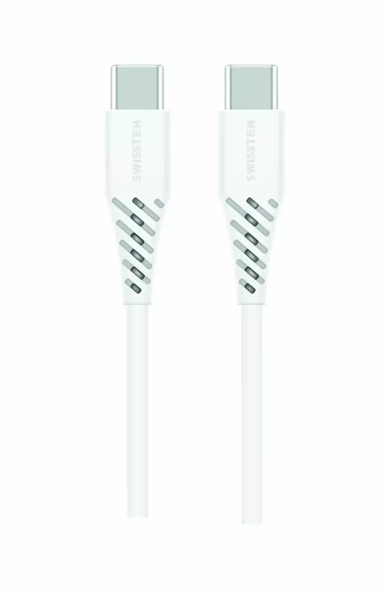 USB-C to USB-C cable SWISSTEN SWI-QU-TYPC-TYPC-W Photo 2