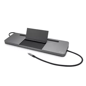 i-tec Metal C31FLATDOCKPDPRO dokstacija Vadu USB 3.2 Gen 1 (3.1 Gen 1) Type-C Pelēks