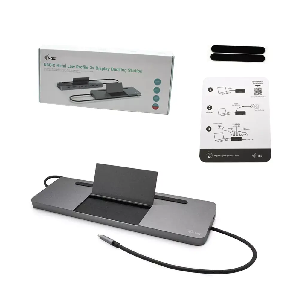Doku stacija i-tec Metal USB-C Ergonomic 4K 3x Display Photo 9