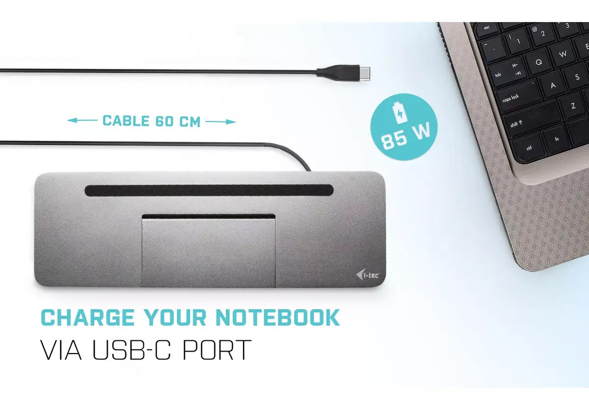 Doku stacija i-tec Metal USB-C Ergonomic 4K 3x Display Photo 13