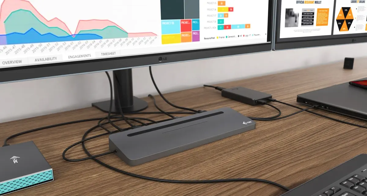 Док-станция i-tec Metal USB-C Ergonomic 4K 3x Display Photo 15