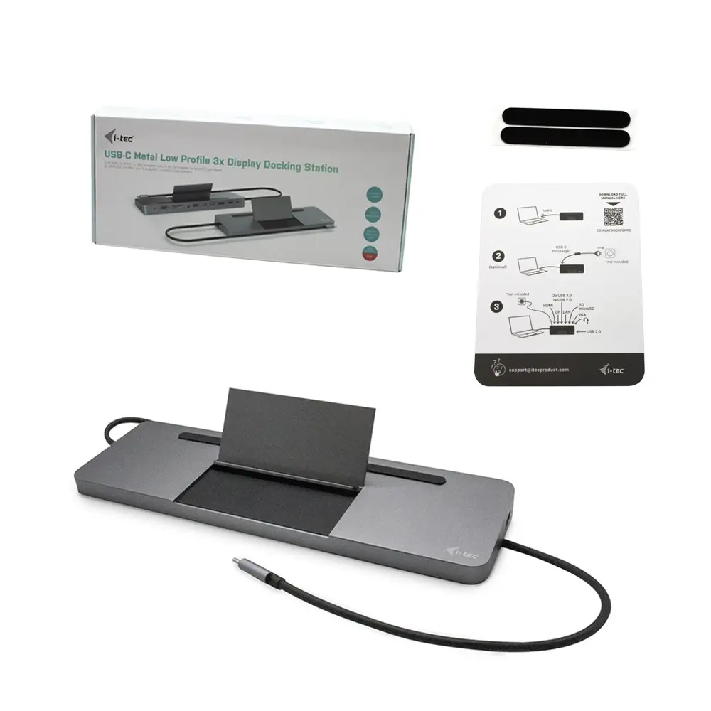 Док-станция i-tec Metal USB-C Ergonomic 4K 3x Display Photo 18