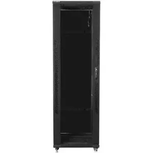 Шкаф стоечный 19" LANBERG FF01-8842-23B 42U с сетчатой передней дверью, черный