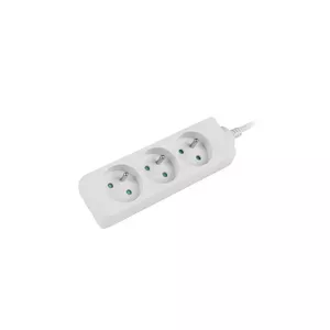 Jaudas pagarinājums Lanberg PS0-03E-0150-W 1.5 m 3 AC kontaktligzdām Iekštelpām Balts