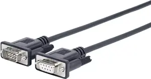 Серийный кабель VivoLink PRORS15, RS-232, 15 м, чёрный
