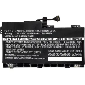 Аккумулятор CoreParts MBXHP-BA0074 для HP ZBook 17 G3