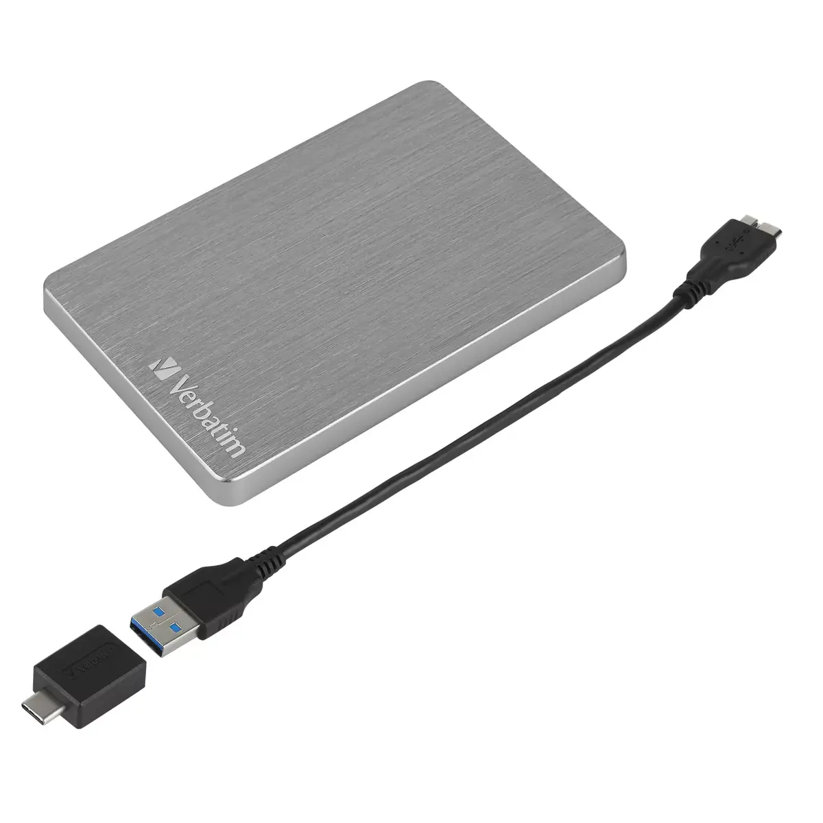 Cietais disks Verbatim 1TB ALU Slim Photo 3