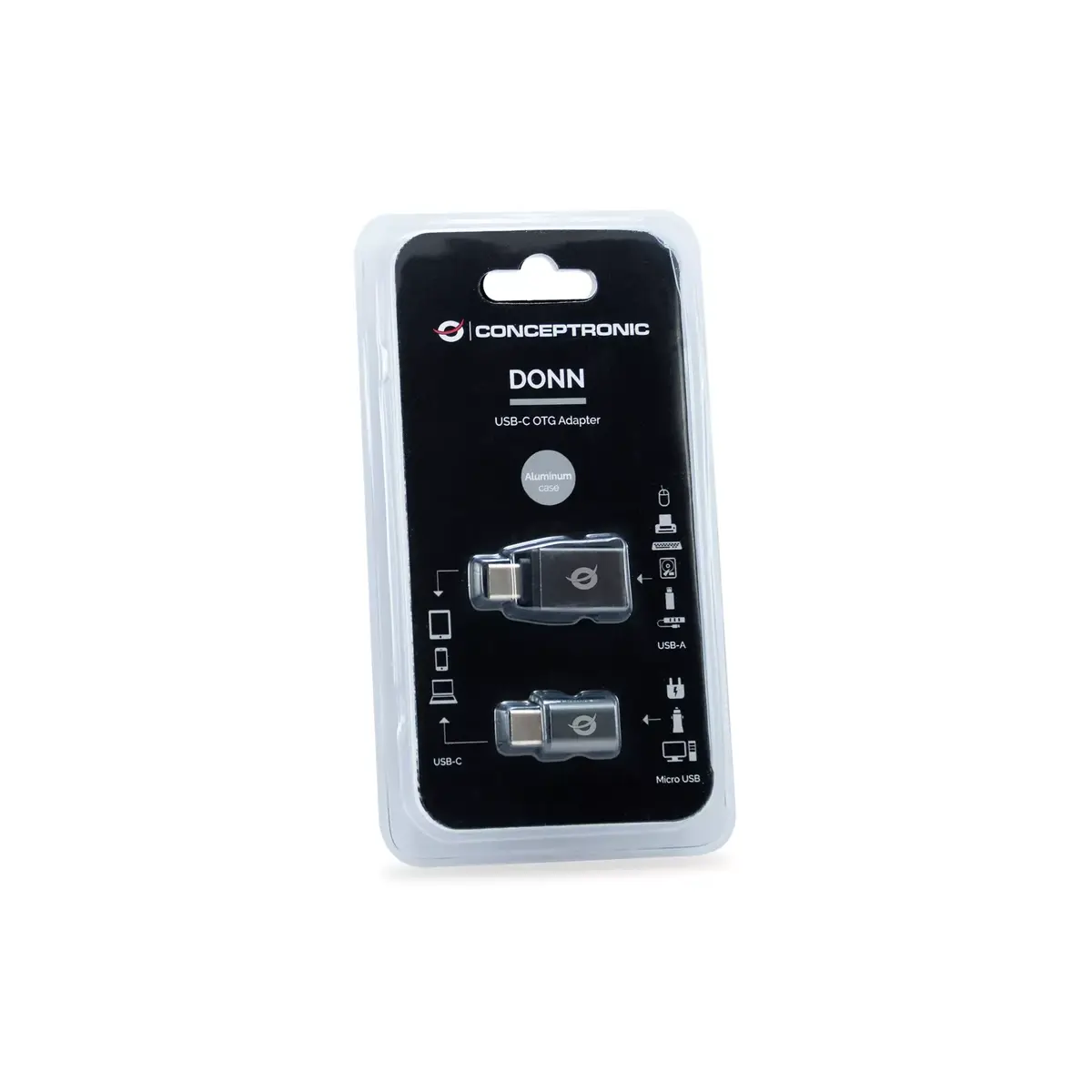 USB-C to USB A/MicroB OTG Adapter Conceptronic DONN04G Photo 5