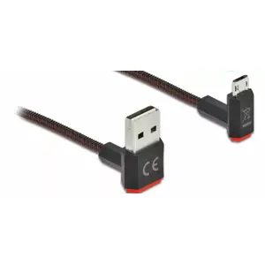USB Cable DeLOCK EASY-USB 2.0 Type-A to Micro-B 0.5m Black