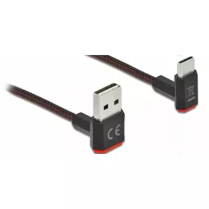 USB 2.0 Cable DeLOCK EASY-USB 85278 Type-A to Type-C Male 2m Black