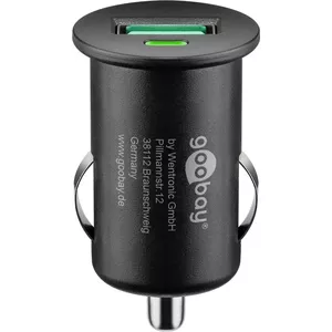 Vehicle charging adapter Goobay 18 W Quick Charge 3.0 black