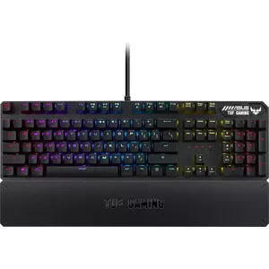 ASUS TUF Gaming K3 tastatūra USB QWERTZ Vācu Pelēks