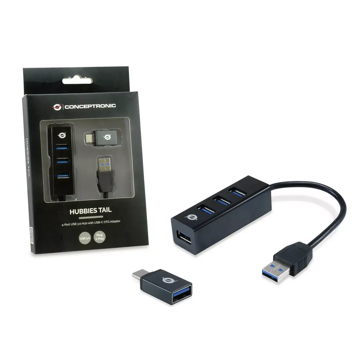 USB hub Conceptronic HUBBIES 4-Port USB 3.0 Photo 2