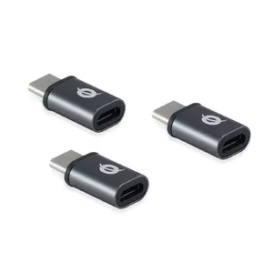 Conceptronic DONN USB-C to Micro USB OTG Adapter 3-Pack