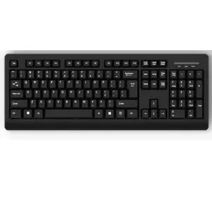 Keyboard MediaRange MROS109 Office USB QWERTZ German Black