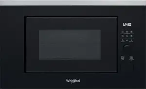 Built-in grill microwave WHIRLPOOL WMF201G, 800 W, 20 L, stainless steel/black