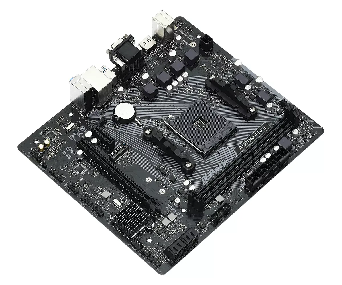 Pamatplate Asrock A520M-HVS, A520M-HVS Photo 3