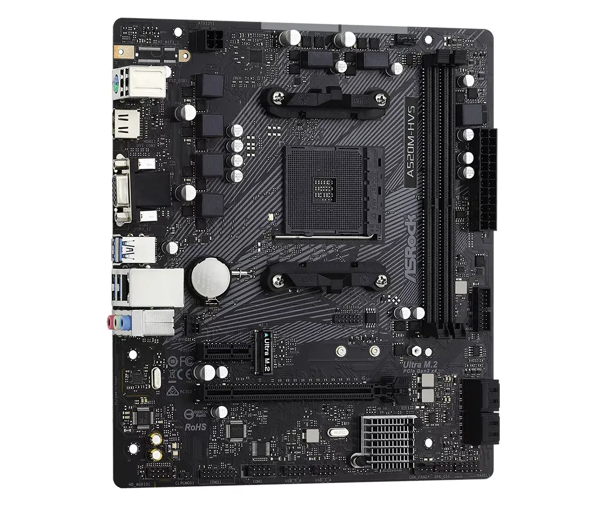 Pamatplate Asrock A520M-HVS, A520M-HVS Photo 4