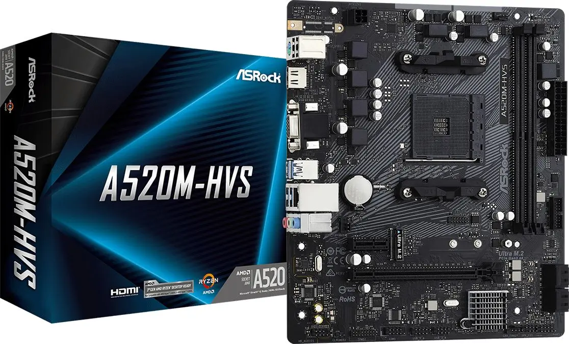 Motherboard Asrock A520M-HVS, A520M-HVS Photo 6