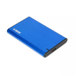 HDD/SSD enclosure IBOX HD-05 — 2.5" SATA III, USB 3.2 Gen 1 (Micro-USB B), up to 10 TB, blue