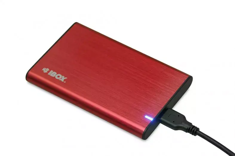 HDD/SSD enclosure IBOX HD-05 Red 2.5" Photo 4