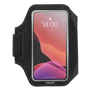 Armband case Streetz SPO-002 Black Universal 16.5 cm