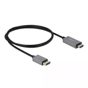 Aktīvais DisplayPort 1.4 uz HDMI kabelis DeLOCK 85928 1m 4K 60Hz HDR