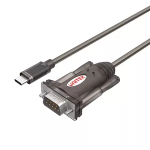 Serial cable Unitek Y-1105K — 1.5 m black, DB-9 male to DB-9 male