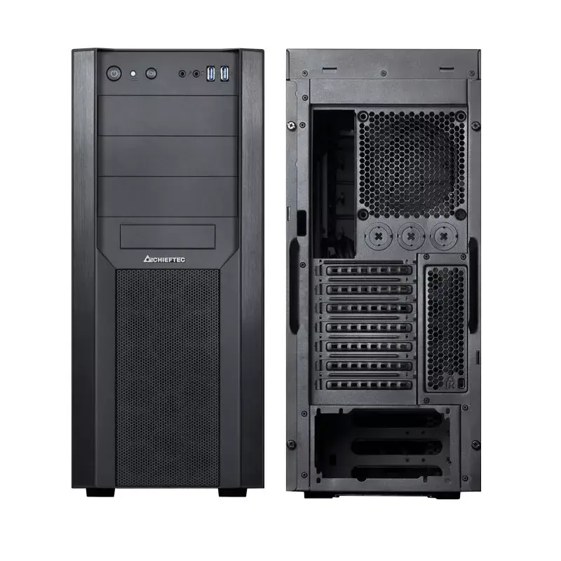 PC Case CHIEFTEC CW-01B-OP Tower Black Photo 2