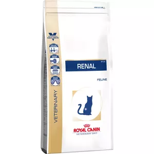 Dry cat food Royal Canin Renal Adult 2 kg — poultry flavour, 23% protein, 17% fat