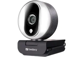 Sandberg Streamer USB Webcam Pro Full HD 1920 x 1080 pixels 2 MP USB 2.0 Black Silver Clip Stand Omnidirectional microphone