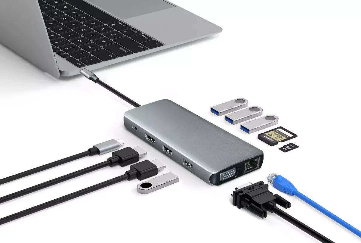 eSTUFF ES623009 USB 3.2 Gen 1 Type-C saskarnes hubs Photo 6
