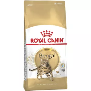 Сухой корм для кошек Royal Canin Bengal Adult 2 кг — птица, 40% белка, 18% жира, забота о пищеварении и коже