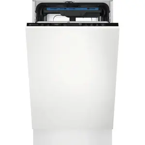 Electrolux EEM63310L Fully Built-In Slimline Dishwasher with 10 Place Settings, 8 Programs, 44 dB Noise Level, and Energy Class D