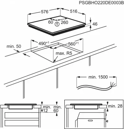 Built-in hob ELECTROLUX EIV6340X Photo 2