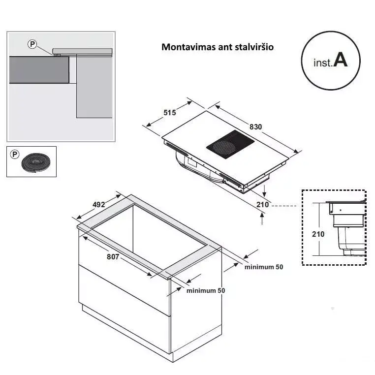 Built-in Induction Hob Elica NIKOLATESLA SWITCH BL/F/83 Photo 2
