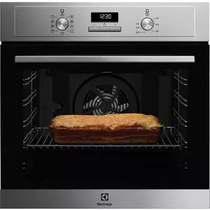 Built-in electric oven Electrolux EOF3H40X — 72 L, convection, grill, steam, halogen light, retractable knobs