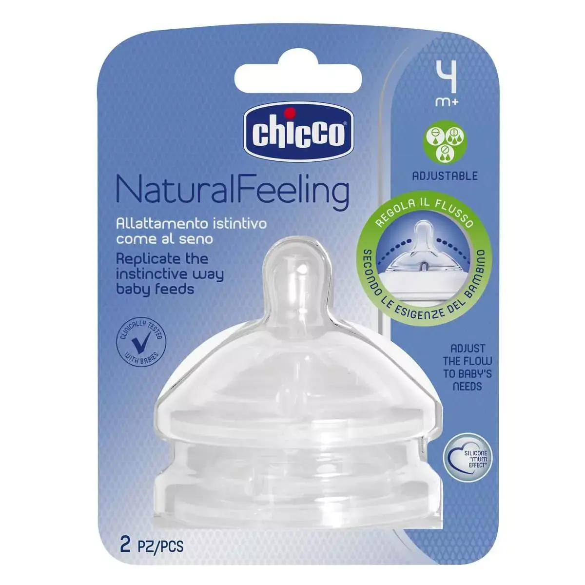 Pretkoliku vārsts CHICCO Natural Feeling Photo 2