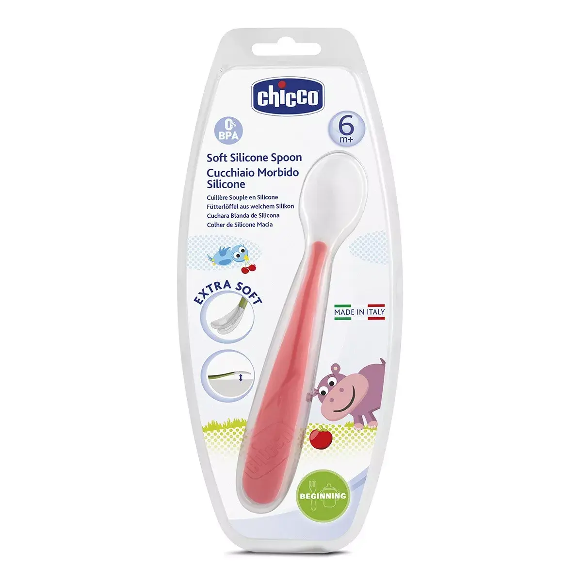 CHICCO silikona bērnu karote 06828.71 Photo 2