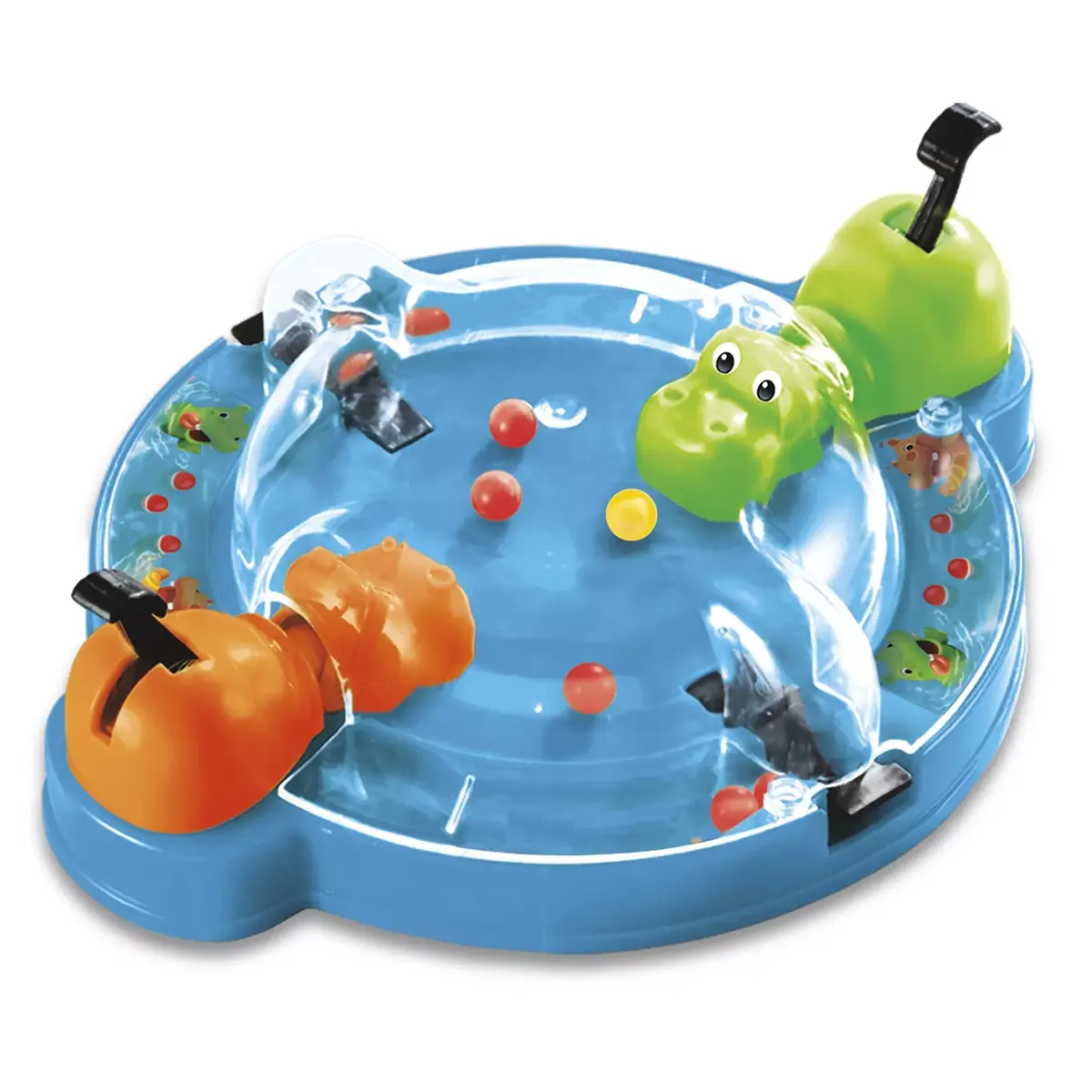 HASBRO Hungry Hungry Hippos Grab & Go — ceļojumu galda spēle Photo 5