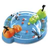 HASBRO Hungry Hungry Hippos Grab & Go — ceļojumu galda spēle Photo 5