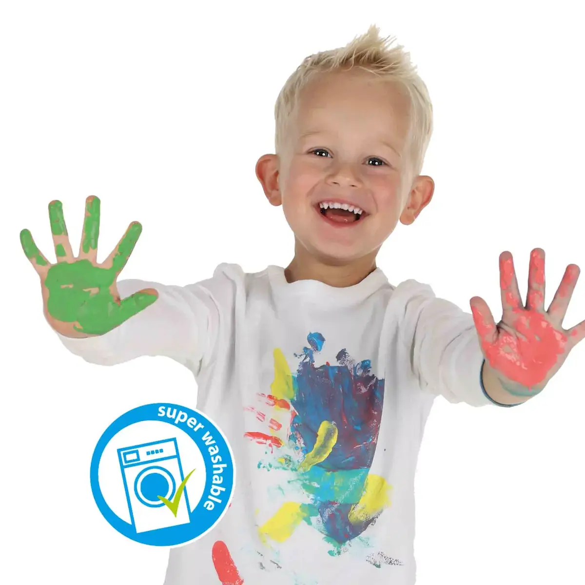 Pirkstu krāsas SES Creative SES Fingerpaint 4 Colours Photo 5
