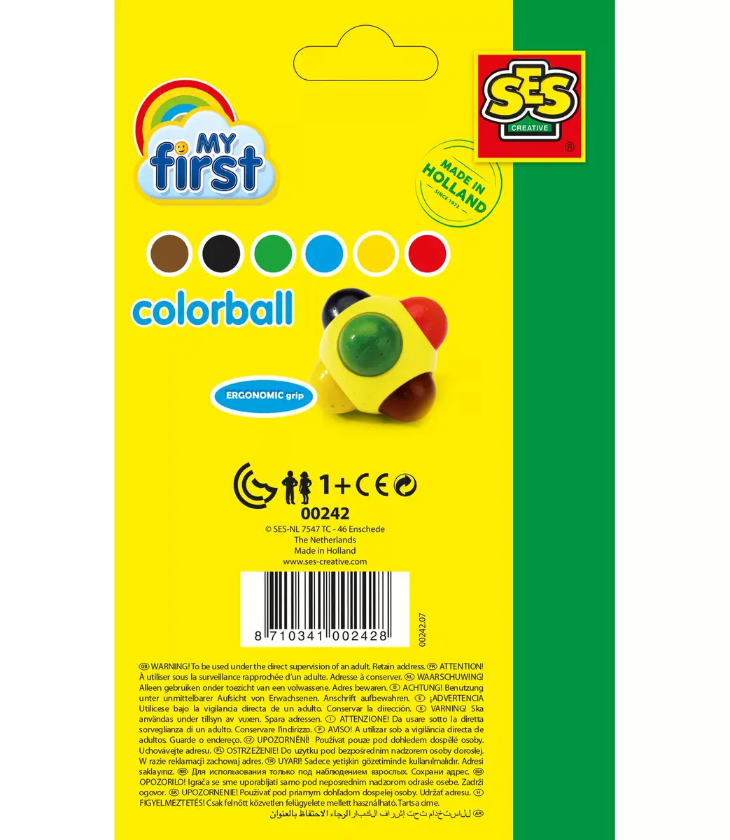 Rotaļlieta SES Creative My First Colorball Photo 4
