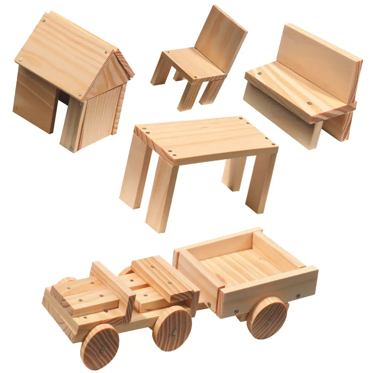 Конструктор SES Creative Woodwork set Photo 2