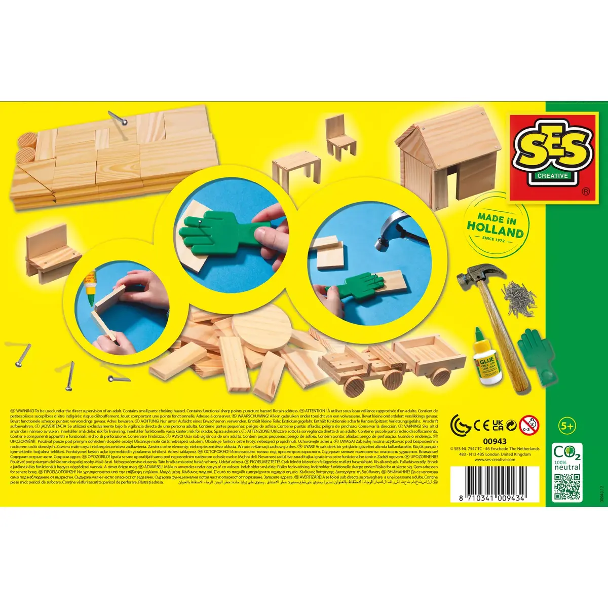 Конструктор SES Creative Woodwork set Photo 3