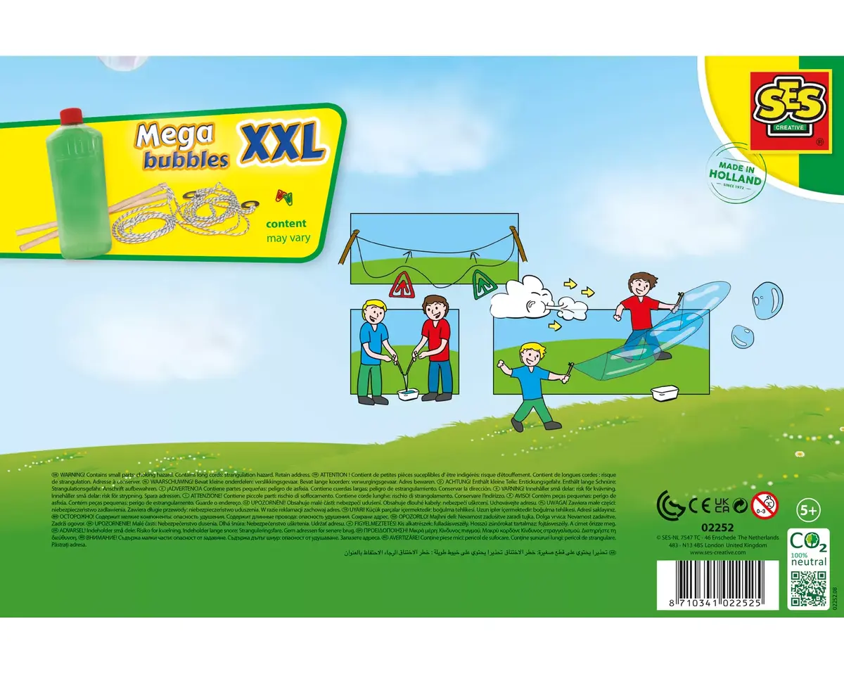 Burbuļu šķīdums SES Creative Mega bubbles XXL Photo 4